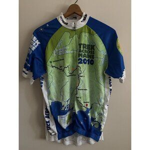 Trek across Maine 2010 men’s Bike cycling shirt XL Cyclist Gear Jersey